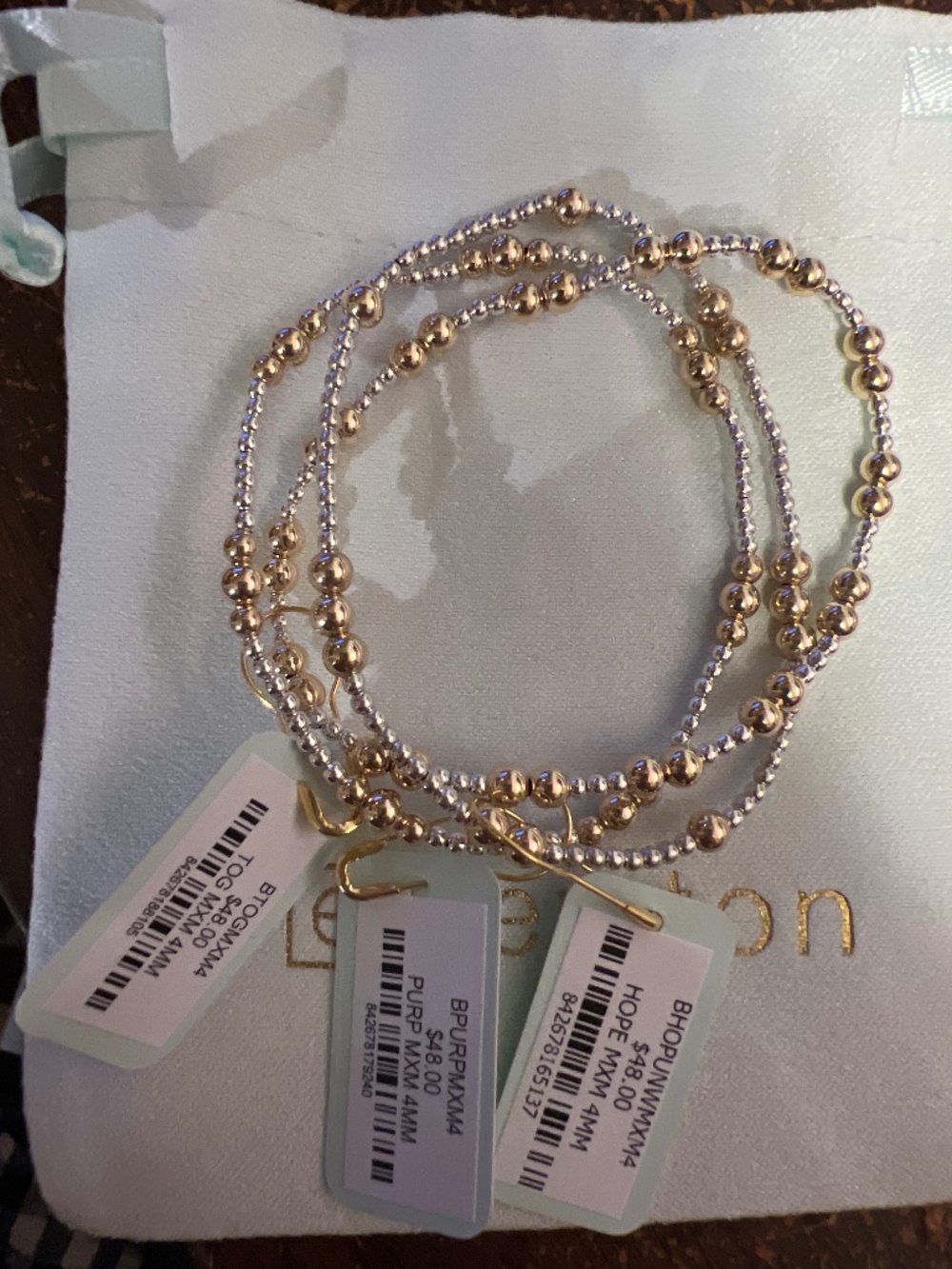 NWT Enewton two tone stack